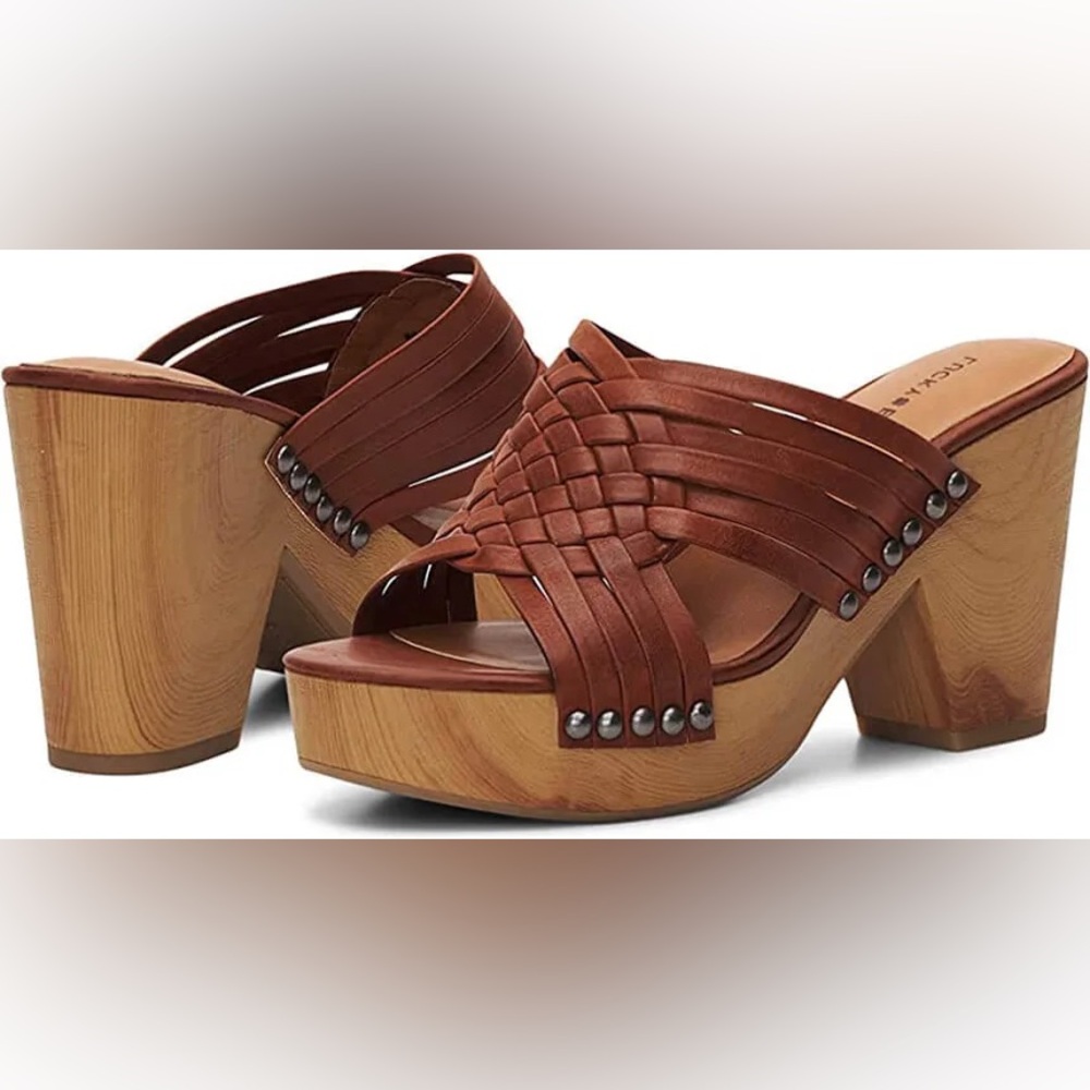 Lucky Brand Brandy Desert Storm Tellimi Platform Women's Sandal 8M